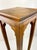 Vintage Rustic Wood Tall Plant Stand With Scalloped Brackets For Sale - Image 4 of 12