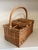 Vintage Wicker Picnic Basket and Wine Carrier For Sale - Image 10 of 13