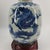 Vintage Chinese Blue and White Dragon Porcelain Ginger Jar Table Lamp | Wood Base | Coin Finial For Sale - Image 4 of 5