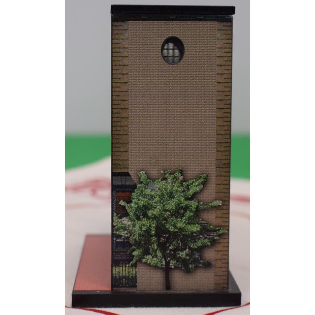 The "21" Club East 52nd Street BLDG Desktop Wood Box Model For Sale - Image 4 of 14