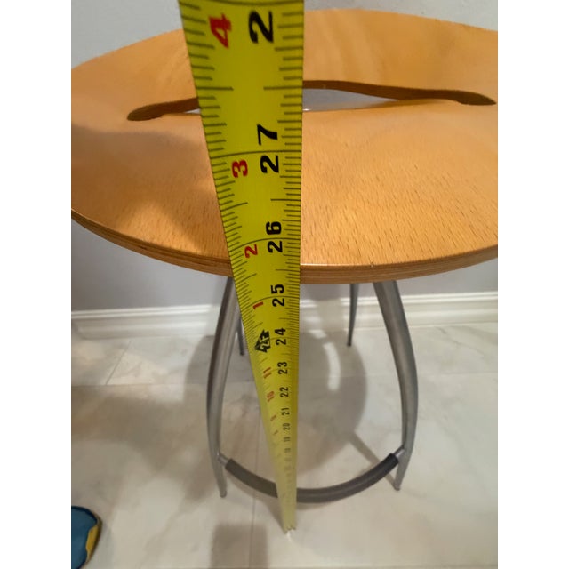 Magis Pair 2 Lyra Bar Stool by Sigurdur Thorsteinsson for Group Italia / Magis, 1990s For Sale - Image 4 of 13