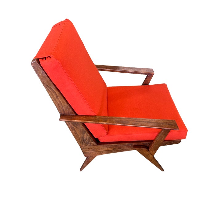 Vintage Wooden Lounge Chairs, 1960s, Set of 2 For Sale