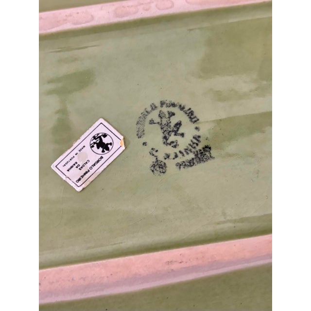 1990s 1990s Bordallo Pinheiro Decorative Asparagus Platter For Sale - Image 5 of 5