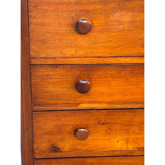 Wood American Antique Cabinetmaker Chest of Drawers For Sale - Image 7 of 14