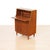 Brown Mid Century Teak Secretary Desk Attributed Jentique Furniture For Sale - Image 8 of 13