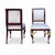Late 19th-C. French Empire Gilt Bronze Mahogany Side Chairs - Pair For Sale - Image 10 of 12