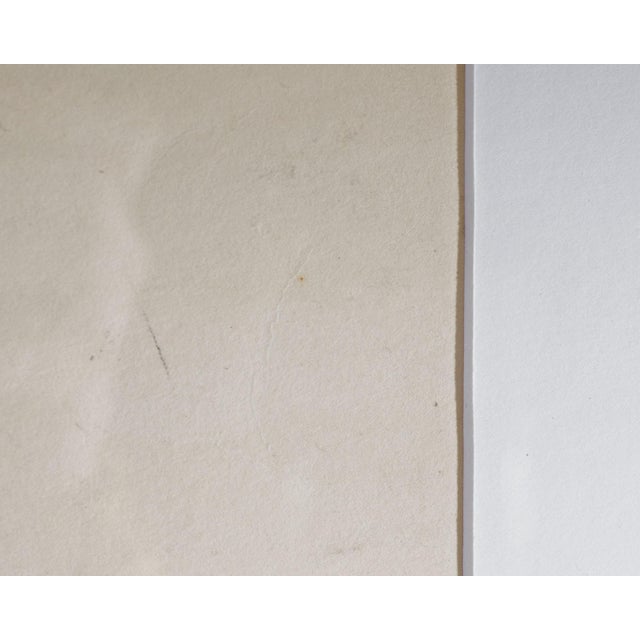 Mid 20th Century Abstract Ink Painting of a Figure by James L. Bruch For Sale - Image 5 of 9