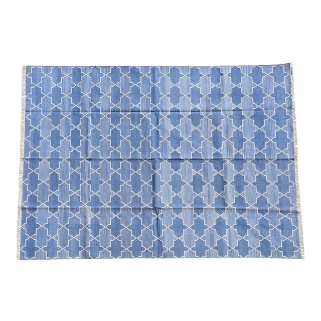 Ronja Rug, 6x9, Blue For Sale