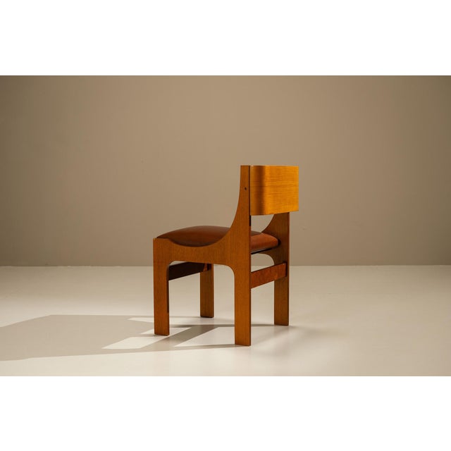 Model 273 Dining Room Chairs attributed to Franco Asnaghi, Italy, 1966, Set of 6 For Sale - Image 6 of 13