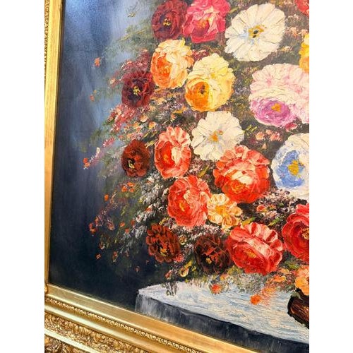 Floral Still Life, Oil Painting For Sale - Image 3 of 6