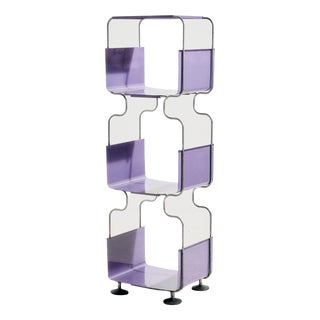 Space Age Italian Standing Shelf, 1970s For Sale