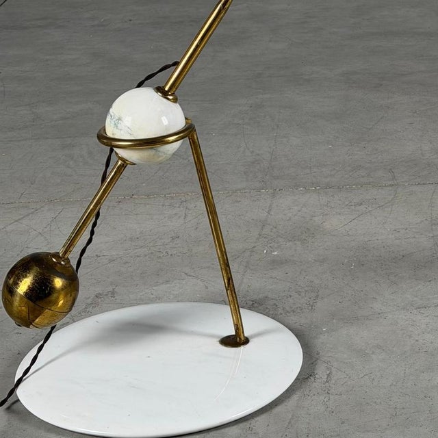 Silver Model 1036 Floor Lamp by Gino Sarfatti for Arteluce, 1940s For Sale - Image 8 of 18