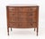 Samuel McIntrye Style Flame Mahogany Bowfront &nbsp;Chest of Drawers, with carved spiral and floral motif fluted columns...
