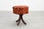 Art Deco Stool with Curved Legs and Flower Form Seat with Upholstery, France, 1920s For Sale - Image 4 of 11