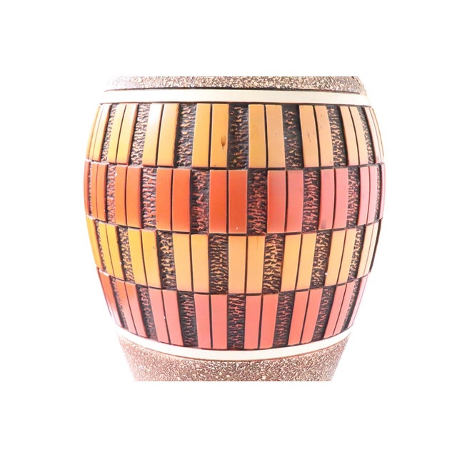 Wood Mid 20th Century Mid Century Ceramic Table Lamp For Sale - Image 7 of 14