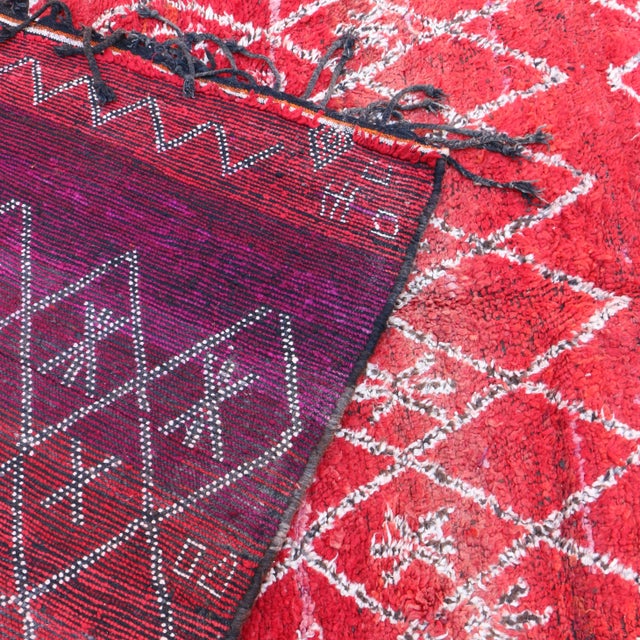 Moroccan Vintage Zayan Rug - 5'11" X 12'11" Ft For Sale In Cleveland - Image 6 of 7