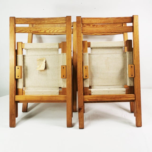 Folding Chairs from Biała Podlaska Furniture Factory, 1970s, Set of 4 For Sale - Image 9 of 16