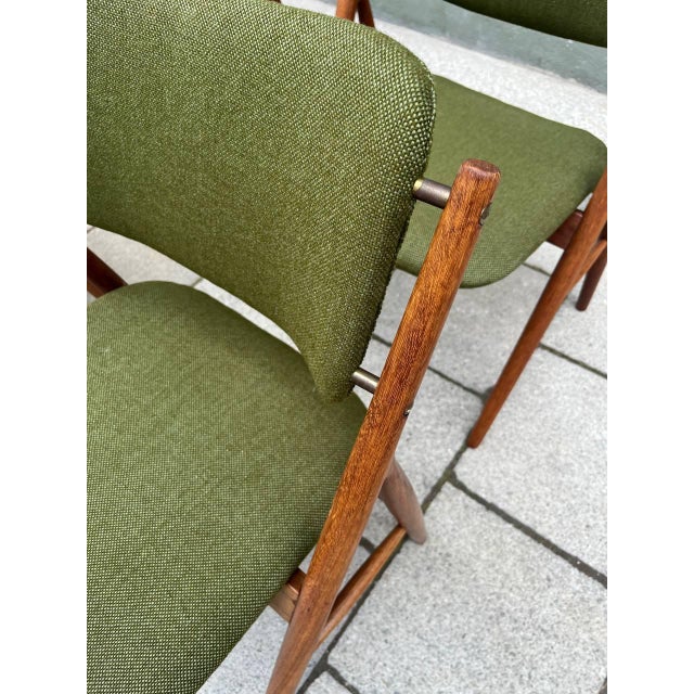 Wood Mid-Century Teak Chairs, Denmark, Set of 4 For Sale - Image 7 of 10
