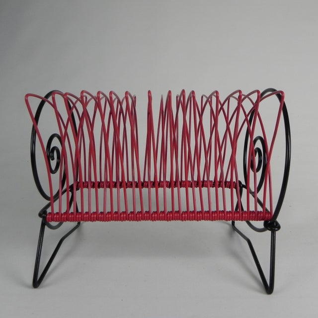 Record Rack for Singles or LPs, 1950s For Sale - Image 6 of 12