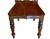 A good single English mahogany hall chair of solid walnut with finely detailed scroll work