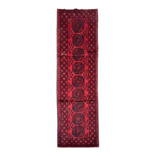Vintage Afghan Khal Mohammadi Runner 2'7" X 12'5" For Sale
