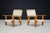 Italian Pine and Woven Cord Lounge Chairs, 1970s, Set of 2 For Sale - Image 6 of 17