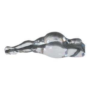 Vintage Nude Female Glass Art Paperweight or Decorative Object