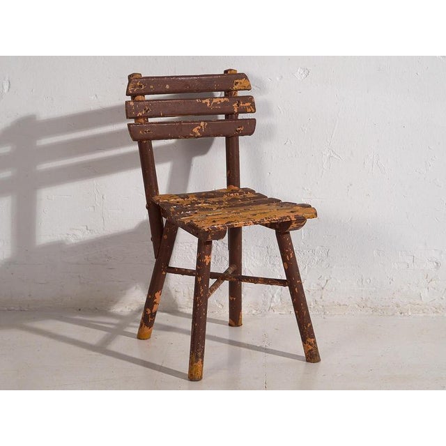 Antique School Chairs, 1920, Set of 4 For Sale - Image 14 of 18