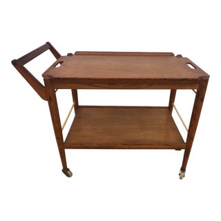 1960s Danish Modern Style Tea Cart For Sale