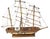Nautical Vintage Model Ocean Ship Galleon Frigate For Sale - Image 3 of 7