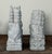 Stone Chinese Stone Guardian Lions Foo Dogs Temple Sculptures - A Pair For Sale - Image 7 of 9