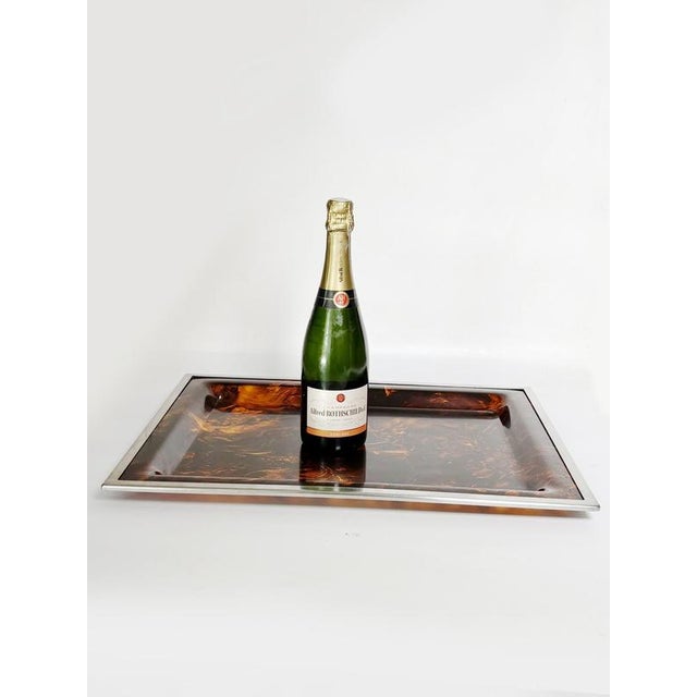 Metal and Faux Effect Tray, France, 1970s For Sale - Image 3 of 14