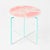 Beside Myself end small table by Claste Dimensions: D 45.7 x W 45.7 x H 55.9 cm Material: Marble, Glass Weight: 41 kg