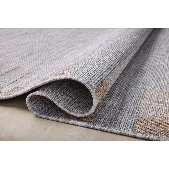 Loloi Rugs Amber Lewis x Loloi Topanga Silver / Natural 7'-10" x 10' Area Rug For Sale - Image 4 of 6