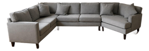 2022 3-Piece Sectional Sofa With Cuddler Chaise – New Zealand Moss Fabric