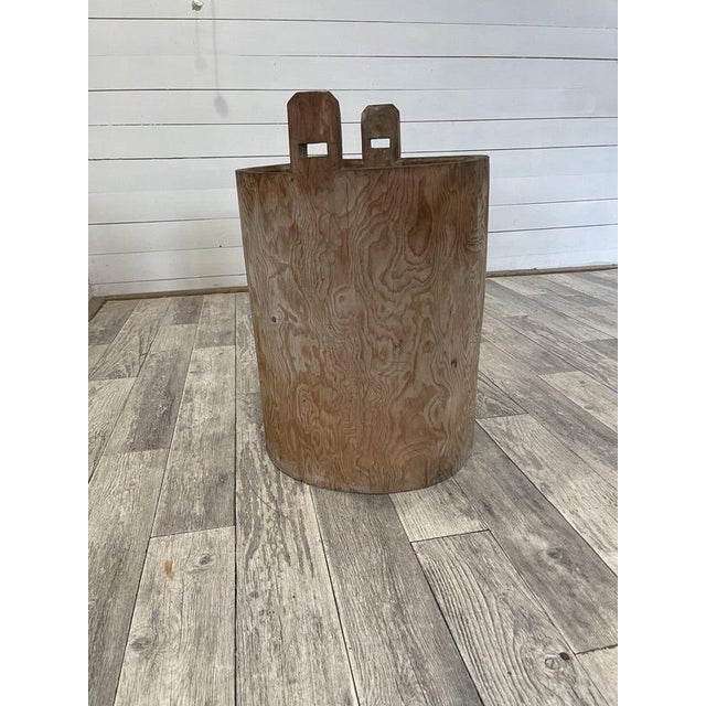 A- 366 antique / vintage handmade wooden umbrella stand +-1880 one-piece umbrella stand,out of 1 tree unigue !! take a...
