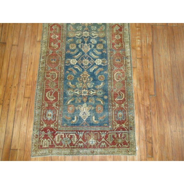 Antique Malayer Runner - 2'11" x 13'9" For Sale In New York - Image 6 of 7