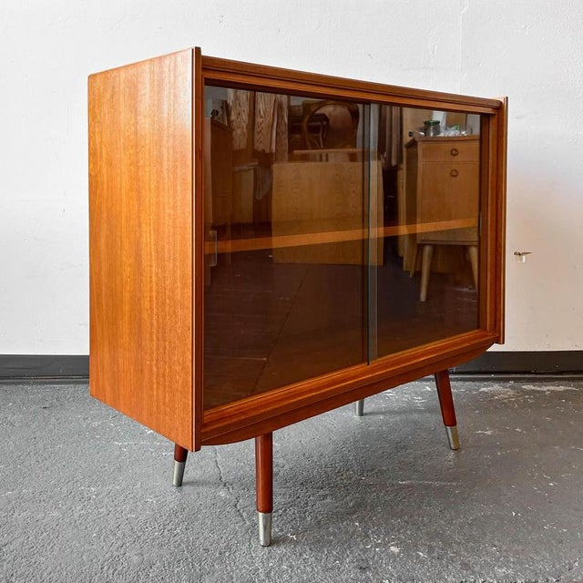 Wood Mid-Century Cabinet, 1960s For Sale - Image 7 of 18