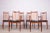 Dining chairs made by G-Plan in the 1960s. Designed by Leslie Dandy. Made from solid teak. Wood elements have been cleaned...