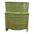 1950s Green Five Drawer Traditional Chest For Sale