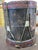 American Antique Civil War Era Painted Wood Drum With Rope Tension and Leather Ears For Sale - Image 3 of 6