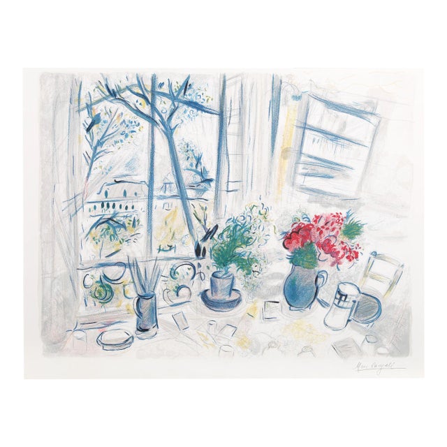 Fleurs Du Parc, Marc Chagall (After), Lithograph For Sale
