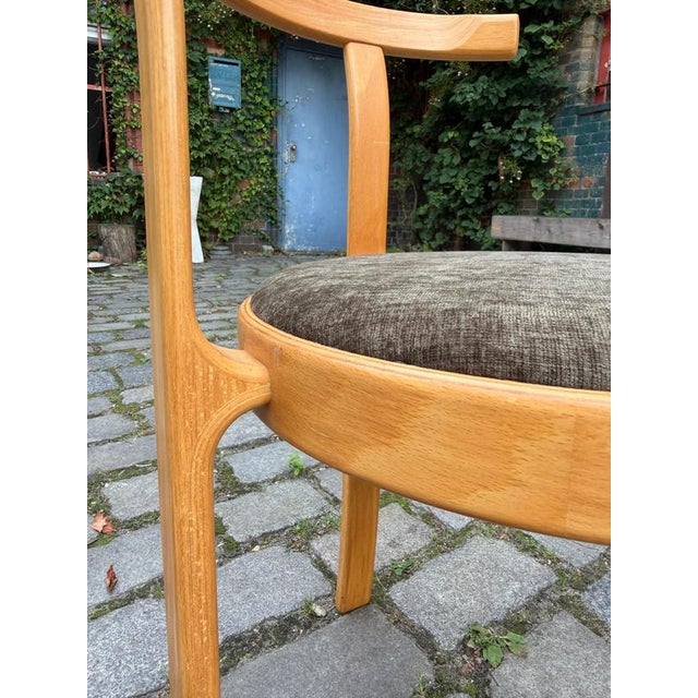 Wood Armchair Series 8000 Olive in Beech by Thygesen & Sørensen for Magnus Olesen For Sale - Image 7 of 11