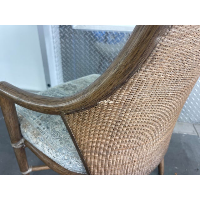 Vintage McGuire Passage Dining Armchairs, Set of 4 – Cane Back Rattan For Sale - Image 11 of 12