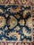 Persian Hand-Knotted Persian-Style Wool Floral Rug in Navy and Burgundy For Sale - Image 3 of 7