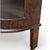 Vintage Oak Bow-Front Curved-Glass China Cabinet With Claw Feet For Sale - Image 17 of 18