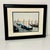Boho Chic 1980s Vintage Italian Coastal Venus Blue Gondola at Dock Framed Photography. For Sale - Image 3 of 13