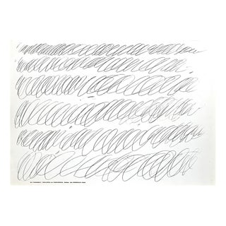 Cy Twombly Exhibition at Galleria La Tartaruga Poster, 1968 For Sale