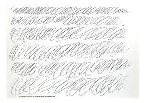 Cy Twombly Exhibition at Galleria La Tartaruga Poster, 1968