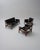 Black Brutalist Castilian Sofa and Lounge Chairs attributed to Paco Muñoz for Darro, 1960s, Set of 3 For Sale - Image 8 of 17